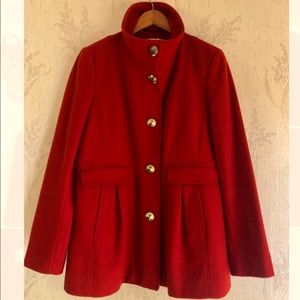 Kenneth Cole Wool PeaCoat sz 12